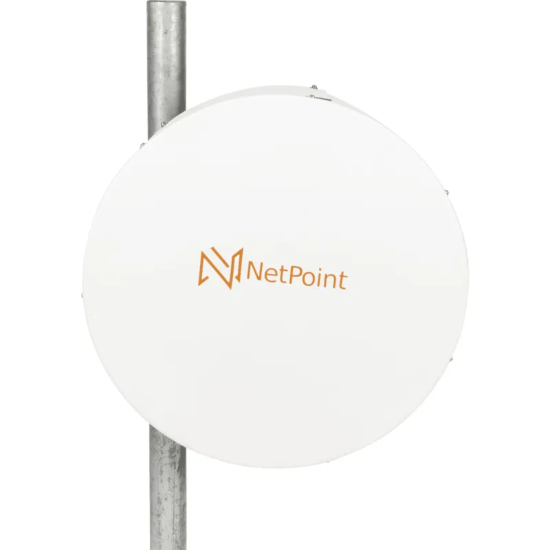 Antena Parabólica Banda Ultraancha / 4.9-7.2 GHz / Ganancia 34 dBi / Dual Slant 45°-90° / 96 cm (37.8 in) / Fibra de Vidrio / Conector Dual N-Hembra / Jumper Incluido