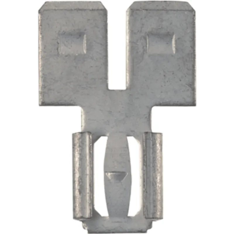Adaptador de Desconexión Rápida Macho Pestaña 0.250", Bolsa c/100 pzas.