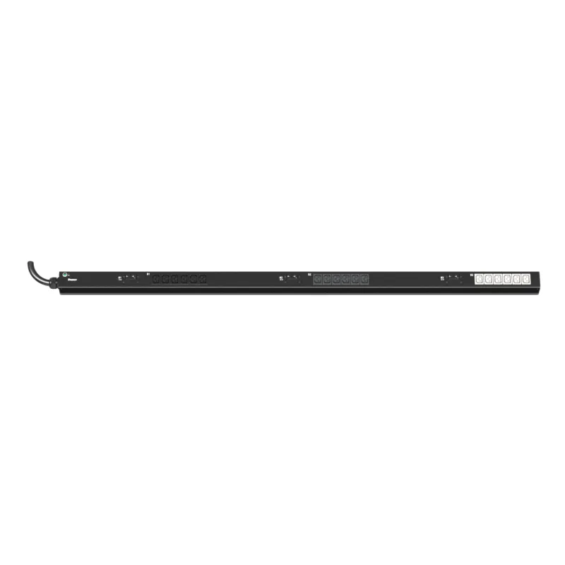 PDU ES2P Básico para Distribución de Energía, Enchufe de Entrada NEMA L21-30P, Con 18 Salidas C13, de Instalación Vertical, 208 Vca, 30 Amp
