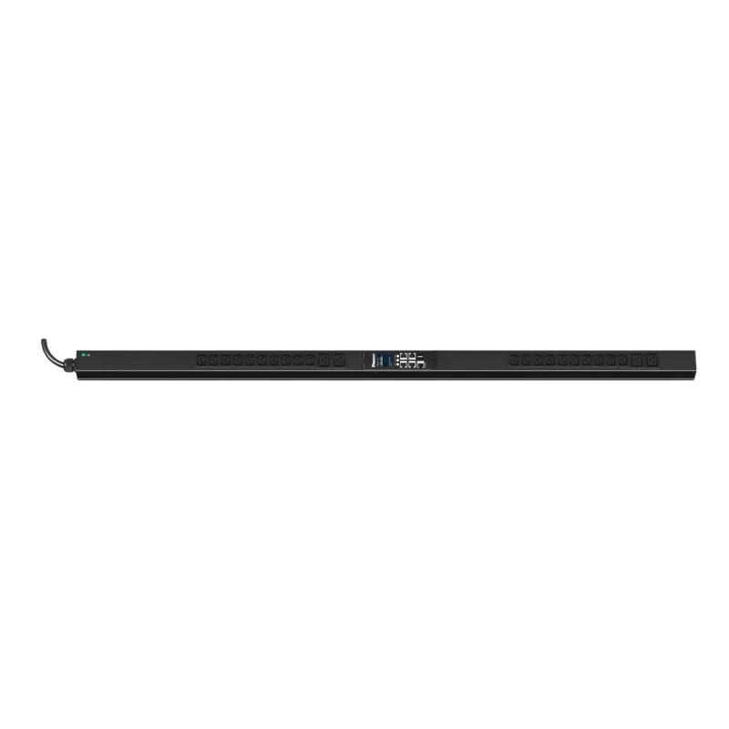 PDU ES2P Monitoreable (MI) para Distribución de Energía, Enchufe de Entrada NEMA L6-20P, Con 20 Salidas C13 y 4 C19, de Instalación Vertical, 208 Vca, 20 Amp