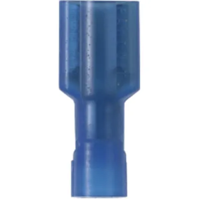 Terminal Hembra Totalmente Aislada en Nylon Calibre 16-14 AWG Pestaña .187", Bolsa c/25 pzas.