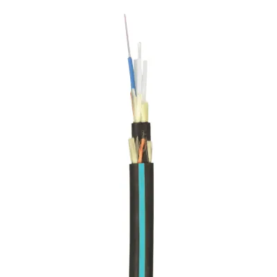 Cable de Fibra Óptica de 12 Hilos, Multimodo OM4, Interior/Exterior de Uso Industrial con Doble Forro, Loose Tube 250um, No Conductiva (Dieléctrica), LSZH (Cero Halógenos), Precio Por Metro