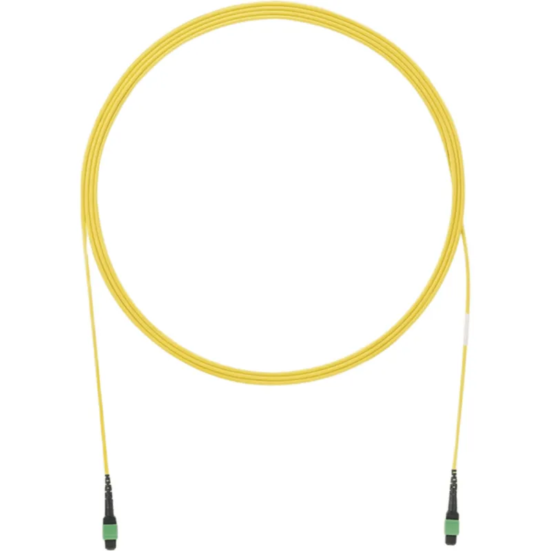 Cable de Interconexión de 12 Fibras Ópticas Monomodo OS2, de PanMPO Hembra a PanMPO Hembra, Polaridad A, Plenum, de 50 Metros