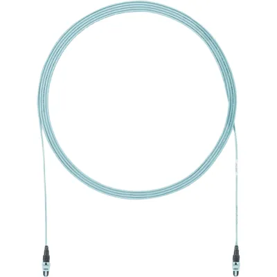 Cable de Interconexión de 12 Fibras Ópticas Multimodo OM4, Con Conector Pan-MPO Hembra - Hembra, Polaridad A, Plenum, de 15 Metros
