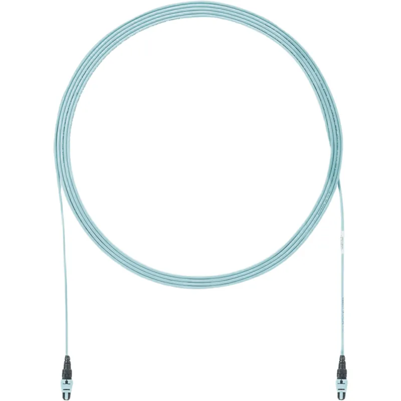 Cable de Interconexión de 12 Fibras Ópticas Multimodo OM4, Con Conector Pan-MPO Hembra - Hembra, Polaridad A, Plenum, de 15 Metros