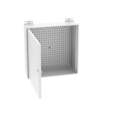 Gabinete Multi-propósito para Cielo Raso, Puerta con Bisagras y Cerradura, Fabricado en Acero, Color Blanco