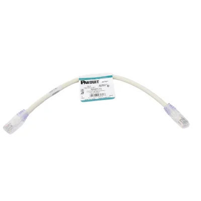 Cable de Parcheo NetKey UTP Categoría 6, con Plug Modular en Cada Extremo - 0.3 Metros (1 Pie) - Blanco