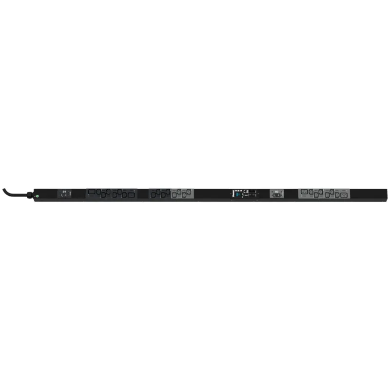 PDU Monitoreable y Switchable por Toma (MSPO) para Distribución de Energía, Enchufe de Entrada NEMA L6-30P, Con 20 Salidas C13 y 4 C19, de Instalación Vertical, 208 Vca, 30 Amp