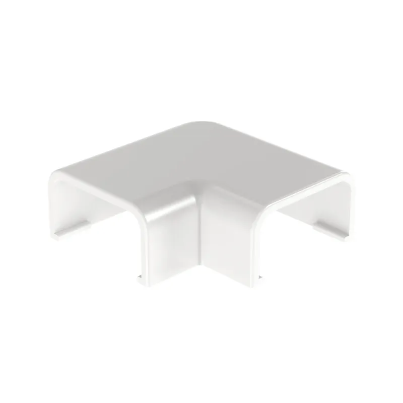 Conexión en ángulo recto "L", para uso con canaleta LD3, material ABS, Color Blanco