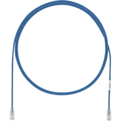 Cable de Parcheo UTP Cat6A, CM/LSZH, Diámetro Reducido (28AWG), Color Azul, 10 Metros (32.81 Pies).