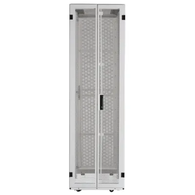 Gabinete FlexFusion™ XGL (Light) para Centros de Datos, 48 UR, 600 mm de Ancho, 1200 mm de Profundidad, Fabricado en Acero, Color Blanco