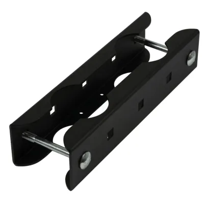 Soporte Modular de Apilamiento para Pantallas / Poste Dual 2" (50mm) / Capacidad 422 lb (192kg) / Pantallas 46" a 90" / Seguridad con Tornillos Adicionales / Sistema Modular
