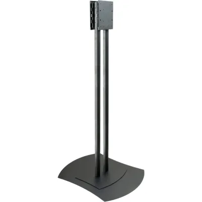 Soporte de Piso para Pantalla Plana / VESA 100, 200 x 100 y 200 x 200 mm / Carga Máxima 200 lb (90.7 kg) por Pantalla / Altura Ajustable en Postes de 72in(1829 mm) / Gestión de Cables Integrada / Base de Acero Reforzado