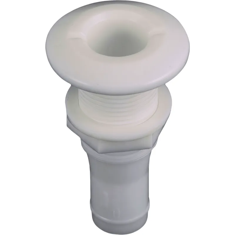 Pasacascos para Manguera 1-1/2" (3.81 cm) / Orificio de Montaje 1-7/8" (4.76 cm) / Espesor Máximo Casco 1-7/8" (4.76 cm) / Brida Exterior 3" (7.62 cm)