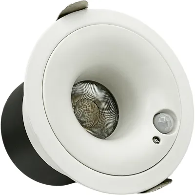 Luz Empotrada de Techo 12W | Sensor de Radar 5.8G | Fotocontrol | 667 lm |P20 | Blanco | 6500K | No Regulable