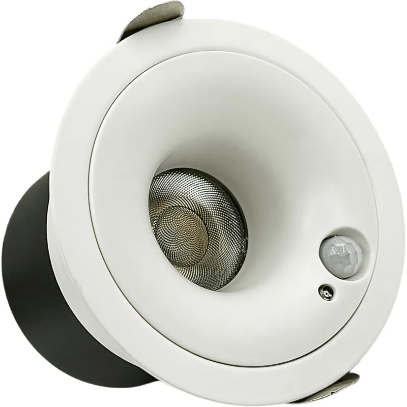 Luz Empotrada de Techo 12W | Sensor de Radar 5.8G | Fotocontrol | 667 lm |P20 | Blanco | 6500K | No Regulable
