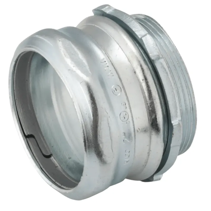Conector Compresión de Acero Galvanizado para Pared Delgada de 2 1/2" .