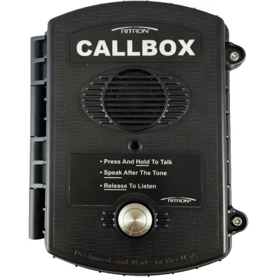 Callbox, Intercomunicador Inalámbrico Vía Radio UHF 450-470MHZ, Serie Q7 en Color Negro