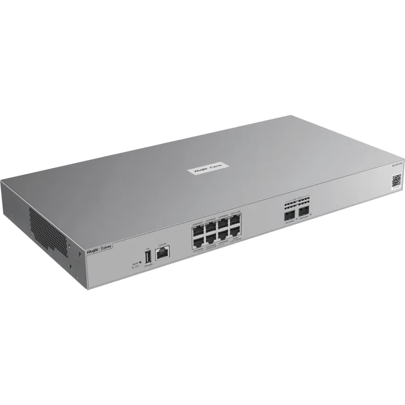 Router Cloud-Managed / 5 Gbps Throughput / 250,000 Sesiones Concurrentes / 6 Puertos GE + 2 Puertos 2.5G + 2 Puertos 10GE SFP+ / SD-WAN / Anti-DoS/DDoS por Hardware / Gestión Cloud y App Móvil / Línea Cybrey