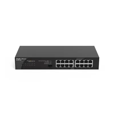Switch no administrable, Visible en la Topología en la Nube, con 16 puertos Gigabit