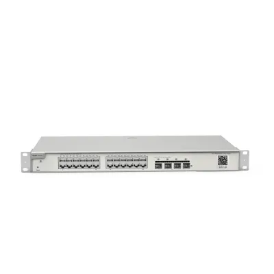 Switch Administrable Capa 3 con 24 puertos Gigabit + 4 SFP+ para fibra 10Gb, gestión gratuita desde la nube