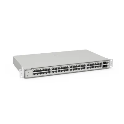 Switch Administrable Capa 3 con 48 puertos Gigabit + 4 SFP+ para fibra 10Gb, gestión gratuita desde la nube