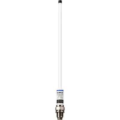 Antena Activa de Recepción HF/SSB / Omnidireccional / Rango 0.15–30 MHz / Ancho de Banda 29.85 MHz / Impedancia 50 Ohm / Alimentación 9–12 VDC / IP68 / Fibra de Vidrio / 1.26 m (4.10 ft)