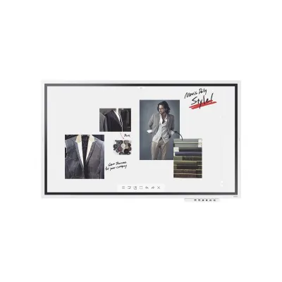 Pantalla Interactiva Touch de 65" con Lápiz Táctil / conectividad Wifi / USB / RJ45 / RS232 / HDMI / Salida Touch / Tizen SO / compatible con VESA