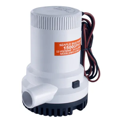 Bomba Achique SEAFLO SFBP1-G1500-01 / 1500 GPH (5678 LPH) / 12V CD / Alta Eficiencia / Filtro Extraíble / Bajo Consumo