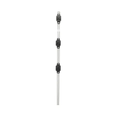 Poste de Paso / Tubo de Acero Galvanizado / Diámetro 1" / Longitud 75 cm / 3 Aisladores / Sin Pintar / Peso 0.5 KG