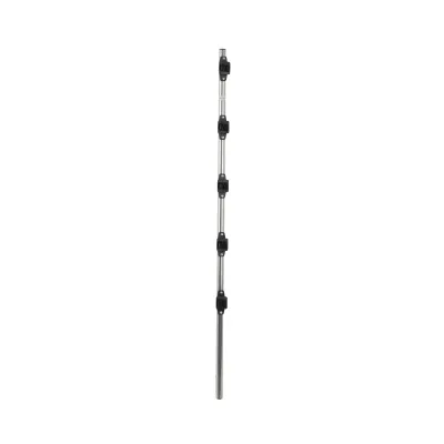 Poste de Paso / Tubo de Acero Galvanizado / Diámetro 1" / Longitud 120 cm / 5 Aisladores / Sin Pintar / Peso 0.9 KG