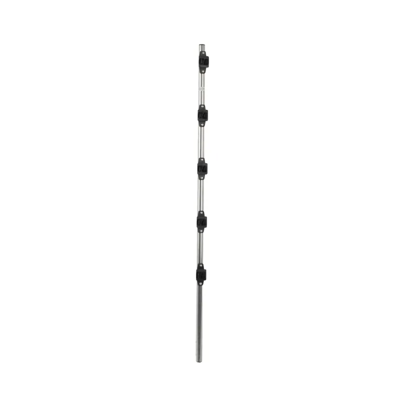 Poste de Paso / Tubo de Acero Galvanizado / Diámetro 1" / Longitud 120 cm / 5 Aisladores / Sin Pintar / Peso 0.9 KG