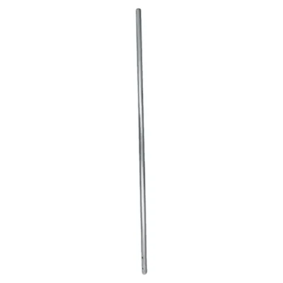 Poste de Esquina / Tubo de Acero Galvanizado / Diámetro 1" / Longitud 120 cm / Espacio para 5 Aisladores Esquina / Sin pintar / Peso 0.8 KG