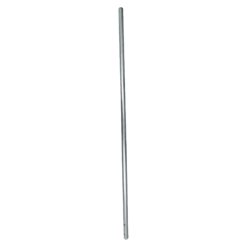 Poste de Esquina / Tubo de Acero Galvanizado / Diámetro 1" / Longitud 120 cm / Espacio para 5 Aisladores Esquina / Sin pintar / Peso 0.8 KG