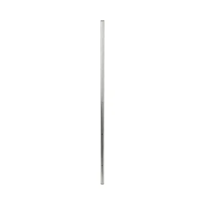Poste de Esquina de Acero Galvanizado / Diámetro 1" / Longitud 100cm / Forma Redonda / Espacio para 5 Aisladores Esquina / Incluye Tapa / Peso 0.8 KG