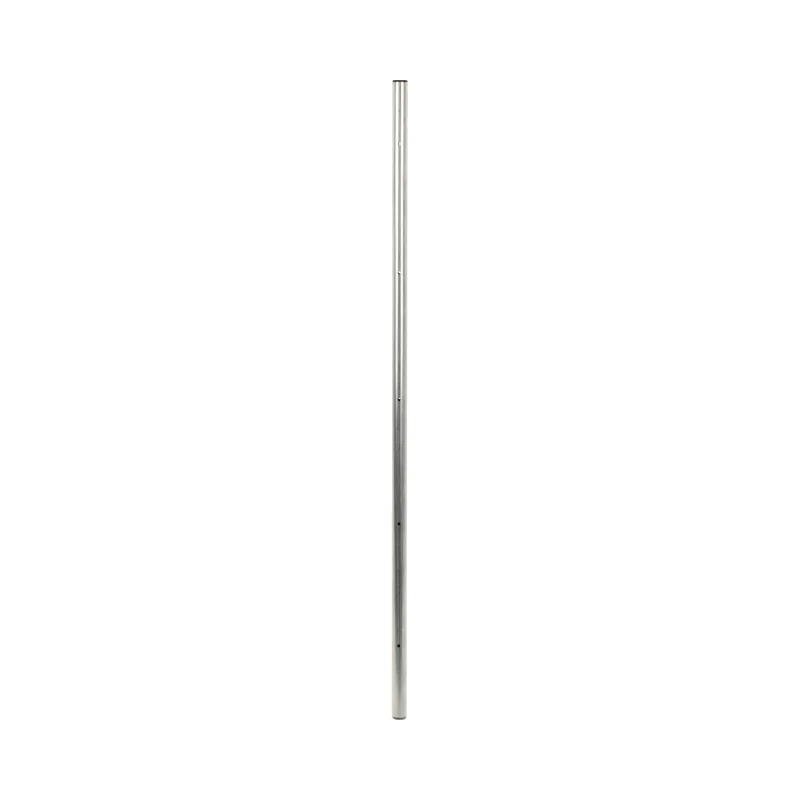 Poste de Esquina de Acero Galvanizado / Diámetro 1" / Longitud 100cm / Forma Redonda / Espacio para 5 Aisladores Esquina / Incluye Tapa / Peso 0.8 KG