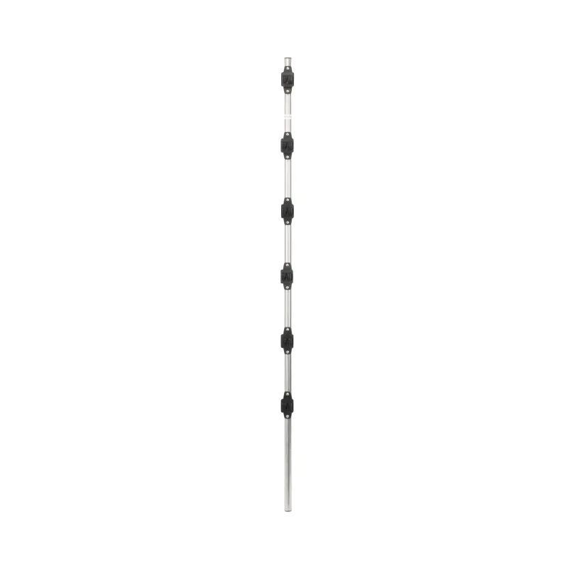 Poste de Paso / Tubo de Acero Galvanizado / Diámetro 1" / Longitud 140 cm / 6 Aisladores / Sin Pintura / 1 KG