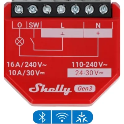 Relevador inalámbrico inteligente 16A, 110-230 V, medición de consumo, compatible con asistente de voz Alexa, Google Home