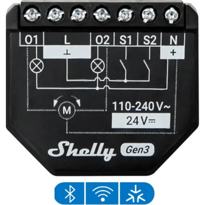 Apagador inteligente Wifi 2.4 / 2 canales Para apagador doble / 10A por canal / Compatible con asistentes de voz