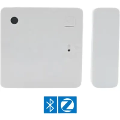 Sensor de Puerta/Ventana Bluetooth y Zigbee / Detección de Apertura, Cierre e Inclinación / Sensor de Luz Incorporado / Batería CR2032