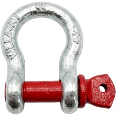 Grillete Lira (Anchor Shackle) / 4.75 T WLL / Cuerpo 3/4" Acero Forjado Galvanizado / Perno 7/8" Acero Alta Resistencia / Factor Seguridad 6:1 / Marca SHINESTAGE