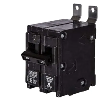 Interruptor automático atornillable tipo BL 2 polos, 20 amp.