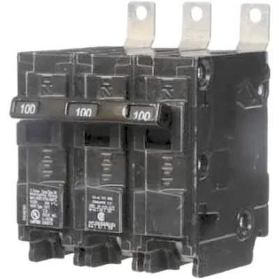 Interruptor automático atornillable tipo BL 3 polos, 100 amp.