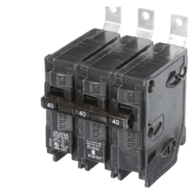Interruptor automático atornillable tipo BL 3 polos, 40 amp.