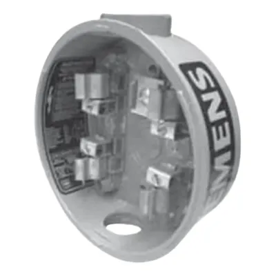 Base de medicion Siemens, 4 Mordazas, 100 Amp