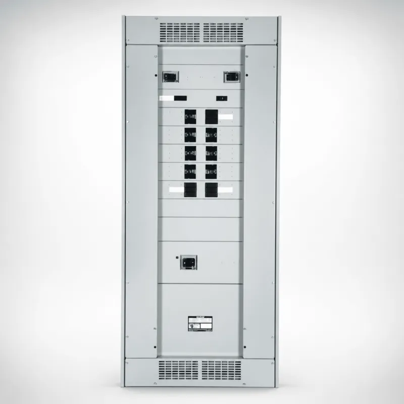 Tablero autosoportado P5, 800 amp, barras de aluminio, alto 75¨, ancho 32¨, fondo 12.75¨, espacio util 45¨. Nema 1