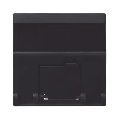 (K80MD64/14) Placa Voz y Datos Inclinada con Guardapolvo y Adaptador para RJ45 Keystone Color Negro