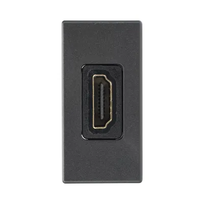 Módulo HDMI Hembra - Hembra Color Negro / (K129B/14)