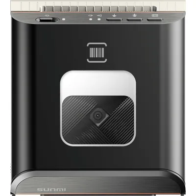Impresora Térmica con escaner de tickets y etiquetas SUNMI 80mm / 203*203dpi / 150mm/s / / USB-C / RJ45 / RJ12 / 128MB RAM / 256MB ROM
