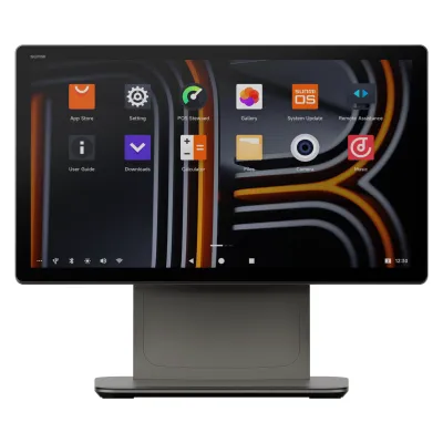 Terminal de Escritorio Inteligente / Pantalla FHD de 15.6" / Qualcomm Hexa-core / 4 GB RAM + 64 GB ROM / Sistema Operativo SUNMI 4.0 / Touch ID / Puertos múltiples / Servicios móviles de Google